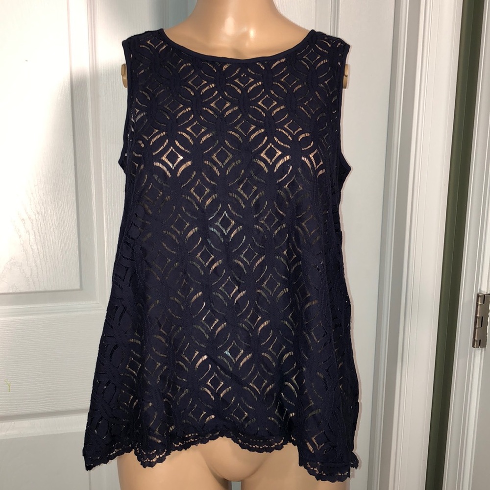 Ann Taylor LOFT Blue Top. NWT. XS